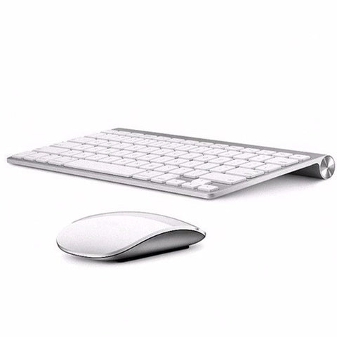 Ultra-Thin Chocolate Key Wireless Keyboard Mouse Combos