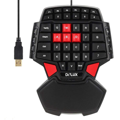 Delux T9 One-hand Gaming Keyboard