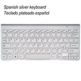 Portable Mute Keys Keyboards 2.4G Ultra Slim Wireless Keyboard